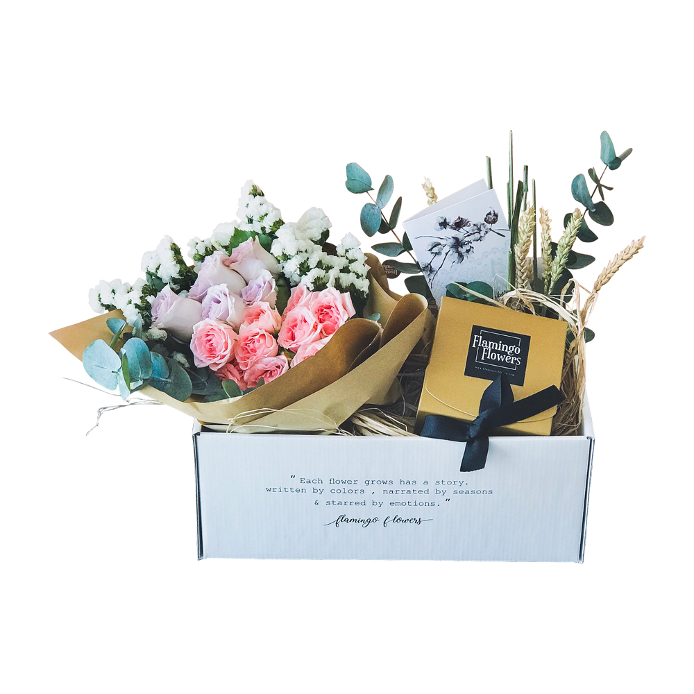 Flowers mail (peach)